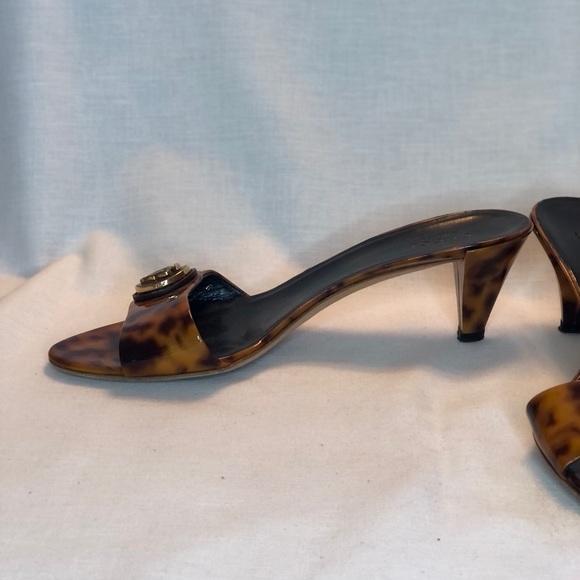 Ladies Kitten Heeled Mules - Picture 3 of 5